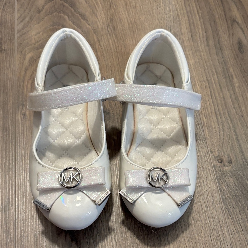 Michael Kors Sparkling White Mary Jane Shoes